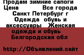 Продам зимние сапоги › Цена ­ 4 000 - Все города, Санкт-Петербург г. Одежда, обувь и аксессуары » Женская одежда и обувь   . Белгородская обл.